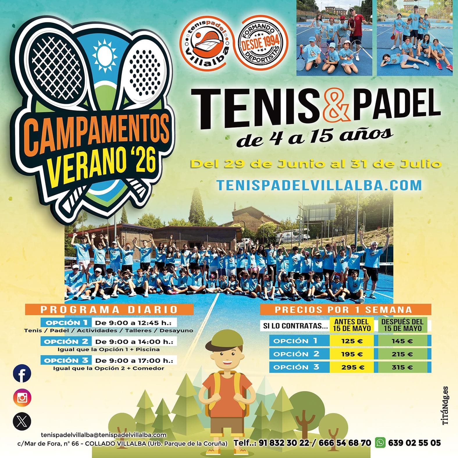 campamento verano villalba 2026